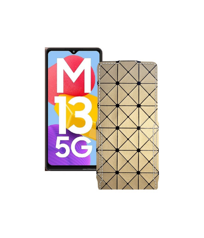 Чохол-флип з екошкіри для телефону Samsung Galaxy M13 5G (M136)