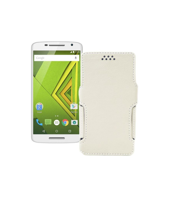 Чохол-книжка з екошкіри для телефону Motorola Moto X Play