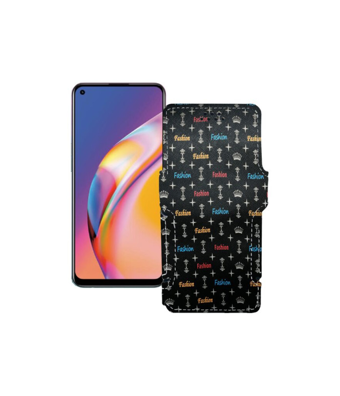 Чохол-книжка з екошкіри для телефону OPPO Reno 5F