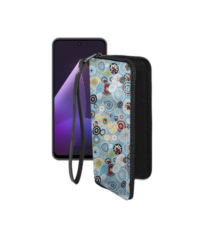 Чохол-гаманець з екошкіри для телефону Meizu Mblu 22