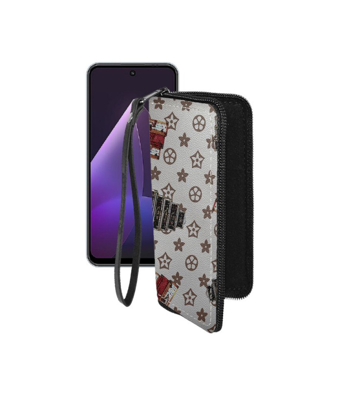 Чохол-гаманець з екошкіри для телефону Meizu Mblu 22