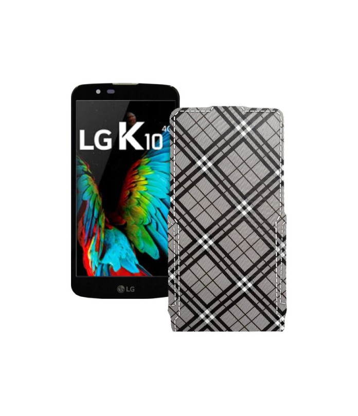 Чохол-флип з екошкіри для телефону LG K10 (K410)