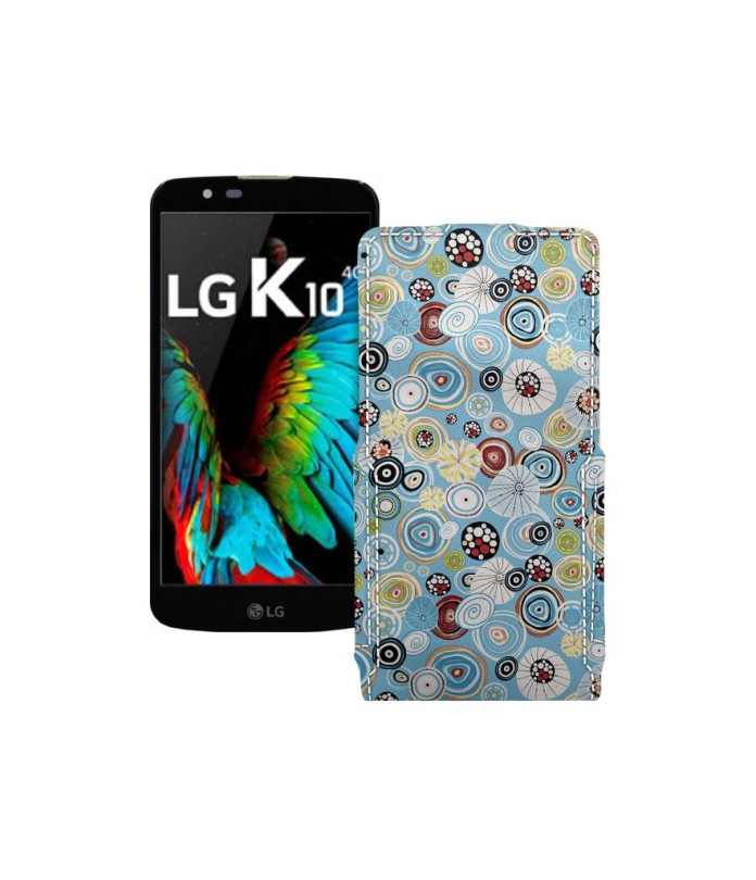 Чохол-флип з екошкіри для телефону LG K10 (K410)