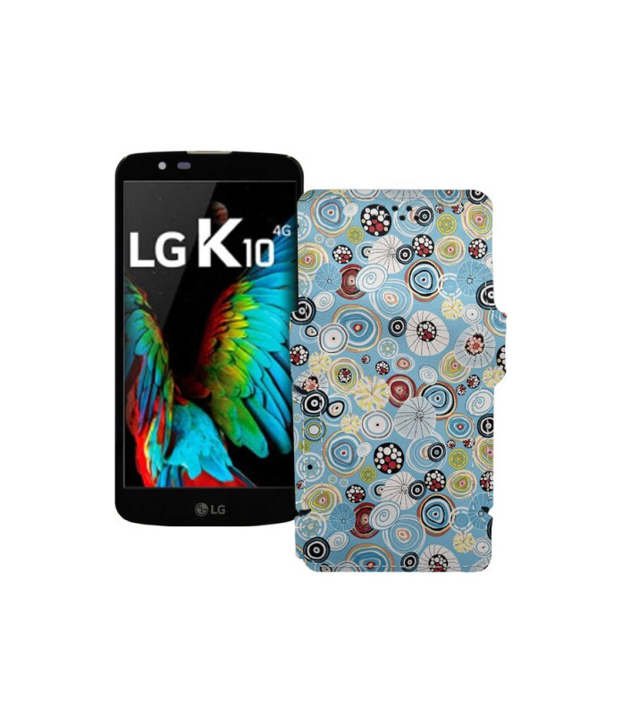 Чохол-книжка з екошкіри для телефону LG K10 (K410)