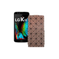 Чохол-флип з екошкіри для телефону LG K10 (K410)