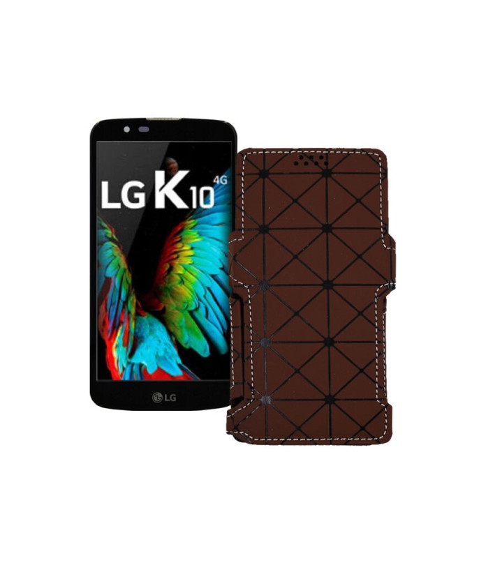 Чохол-книжка з екошкіри для телефону LG K10 (K410)