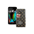 Чохол-флип з екошкіри для телефону LG K10 (K410)