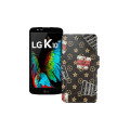 Чохол-книжка з екошкіри для телефону LG K10 (K410)