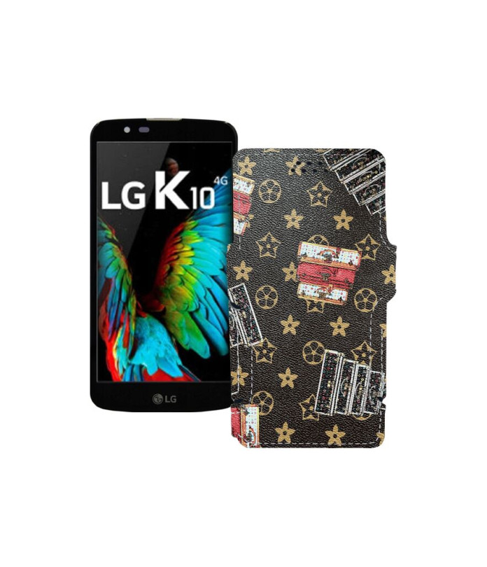 Чохол-книжка з екошкіри для телефону LG K10 (K410)