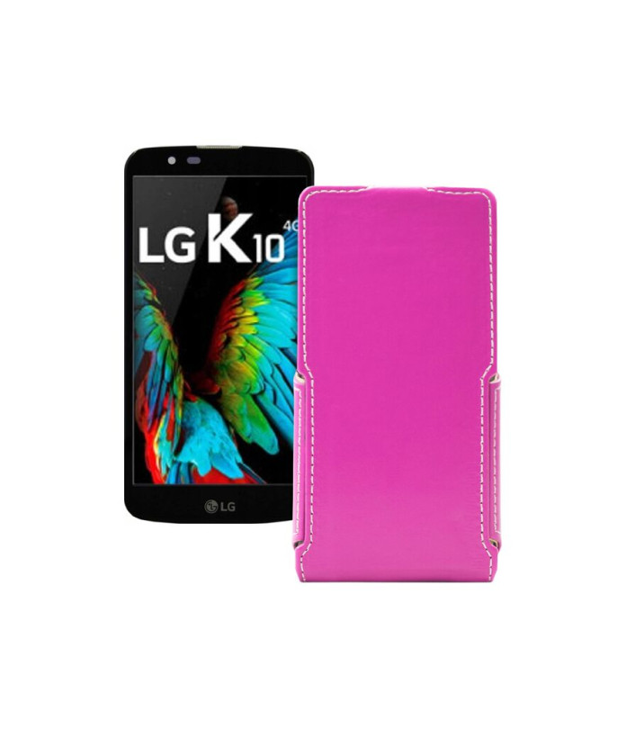 Чохол-флип з екошкіри для телефону LG K10 (K410)