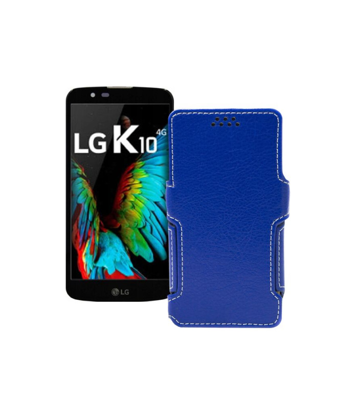 Чохол-книжка з екошкіри для телефону LG K10 (K410)