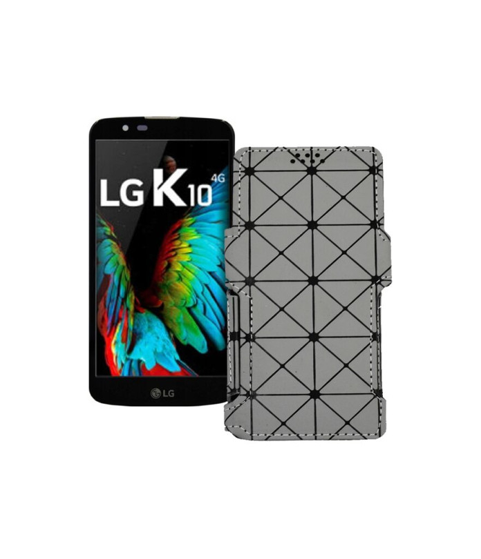 Чохол-книжка з екошкіри для телефону LG K10 (K410)