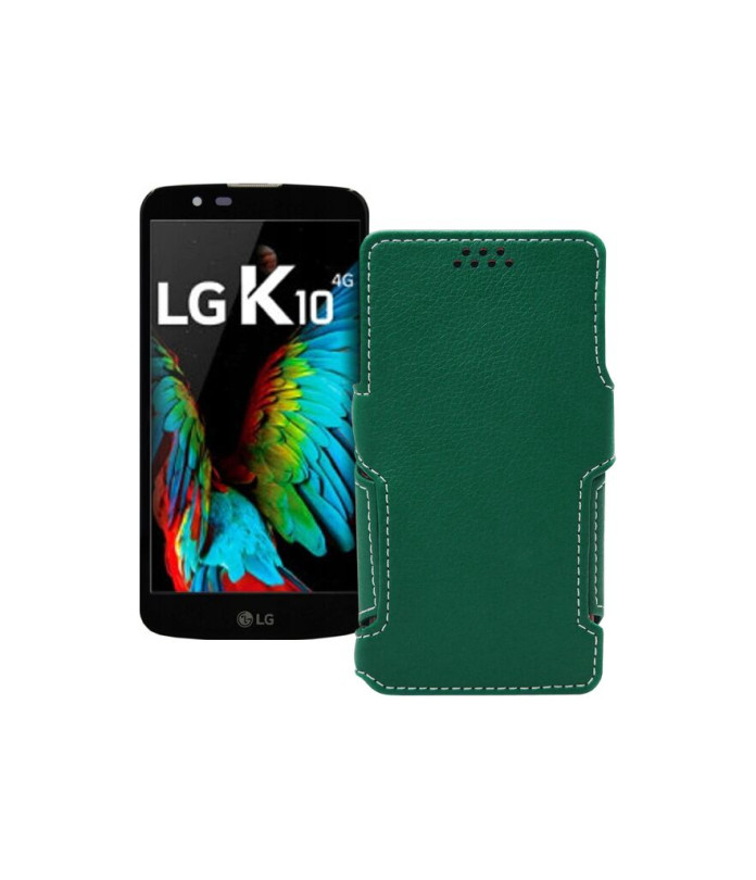 Чохол-книжка з екошкіри для телефону LG K10 (K410)