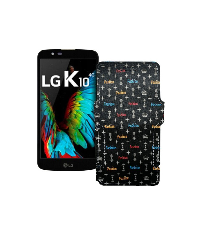 Чохол-книжка з екошкіри для телефону LG K10 (K410)