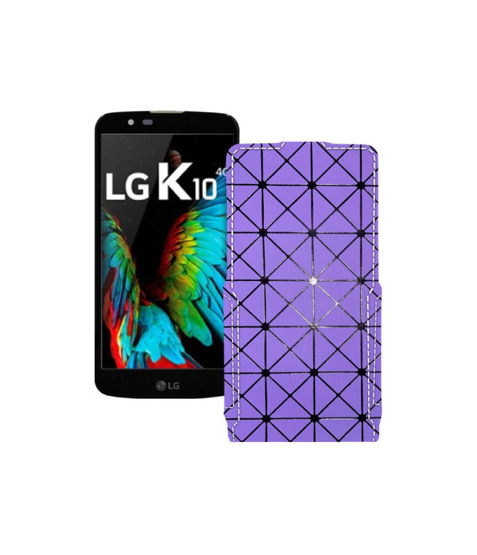 Чохол-флип з екошкіри для телефону LG K10 (K410)