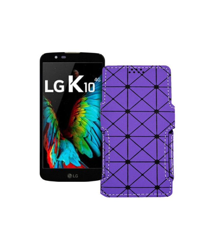 Чохол-книжка з екошкіри для телефону LG K10 (K410)