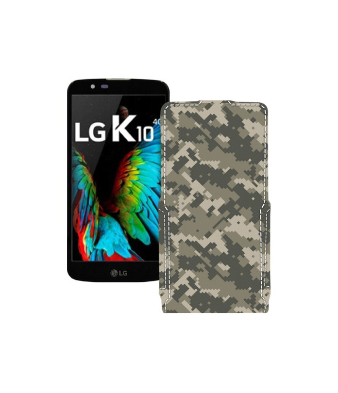 Чохол-флип з екошкіри для телефону LG K10 (K410)