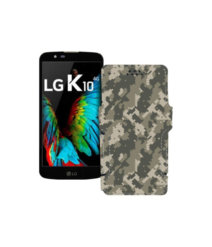 Чохол-книжка з екошкіри для телефону LG K10 (K410)