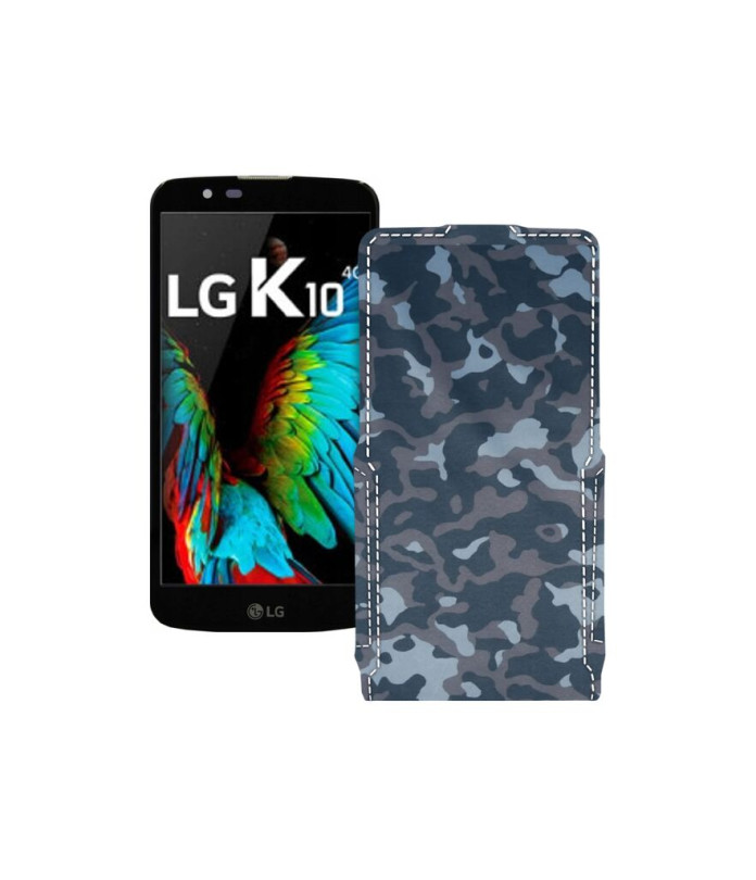 Чохол-флип з екошкіри для телефону LG K10 (K410)