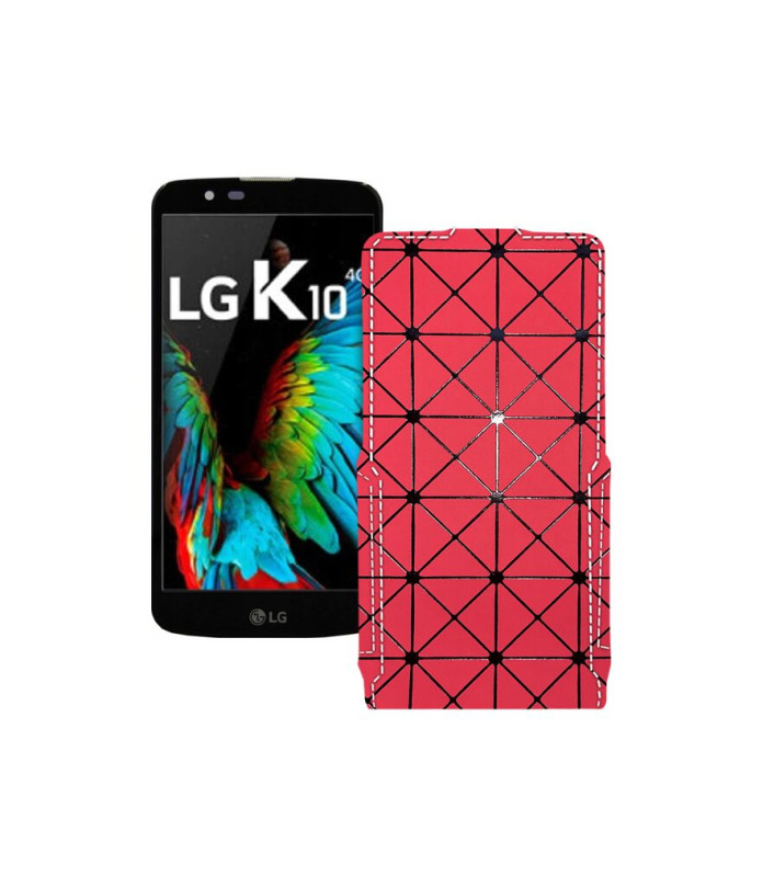 Чохол-флип з екошкіри для телефону LG K10 (K410)