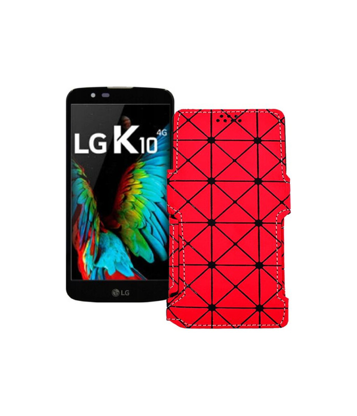 Чохол-книжка з екошкіри для телефону LG K10 (K410)