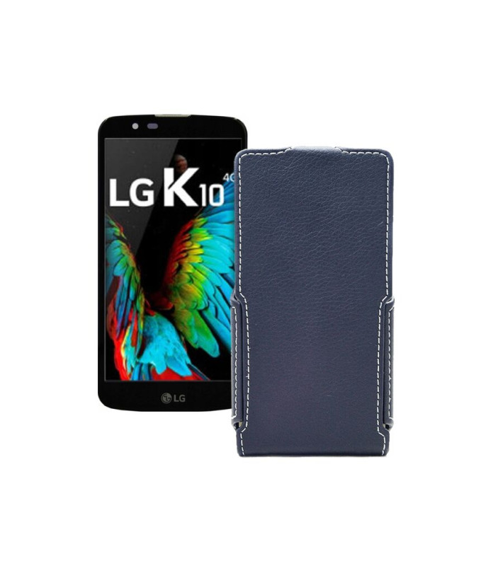 Чохол-флип з екошкіри для телефону LG K10 (K410)