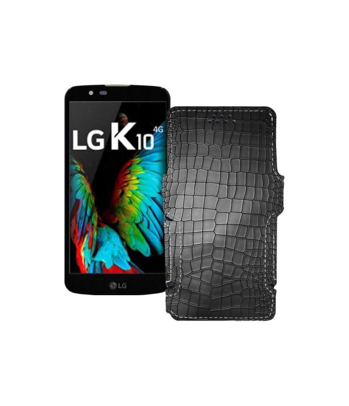 Чохол-книжка з екошкіри для телефону LG K10 (K410)