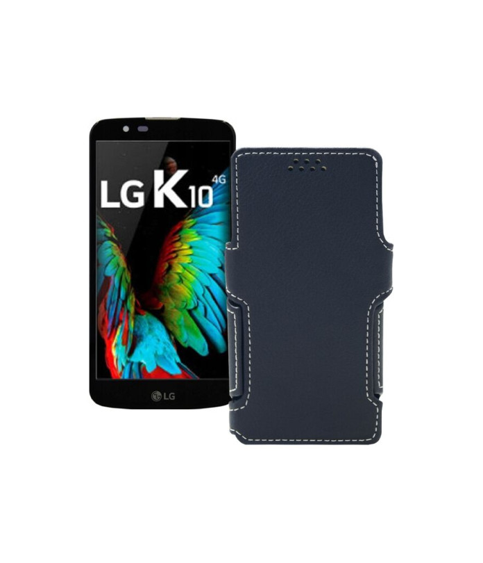 Чохол-книжка з екошкіри для телефону LG K10 (K410)