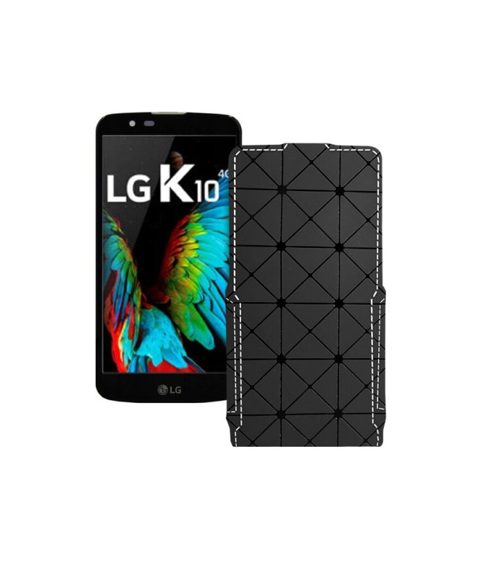 Чохол-флип з екошкіри для телефону LG K10 (K410)