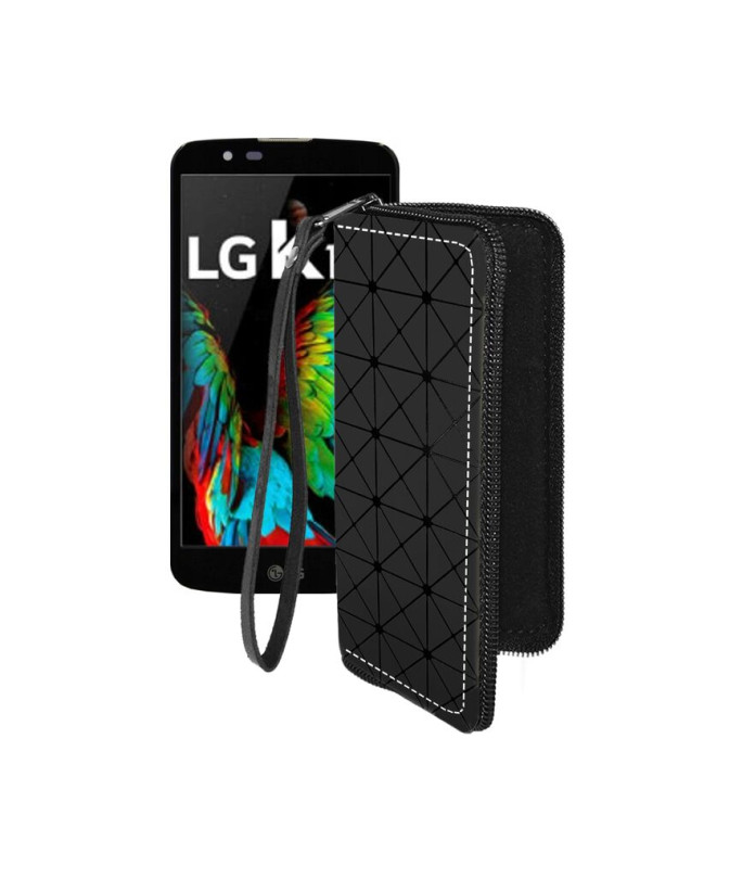 Чохол-гаманець з екошкіри для телефону LG K10 (K410)