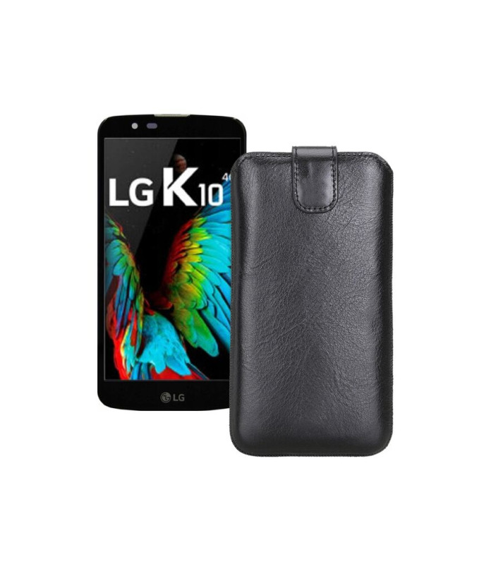 Витяжка з екошкіри для телефону LG K10 (K410)