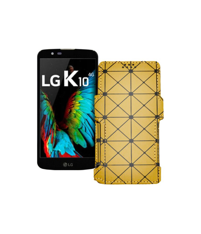 Чохол-книжка з екошкіри для телефону LG K10 (K410)