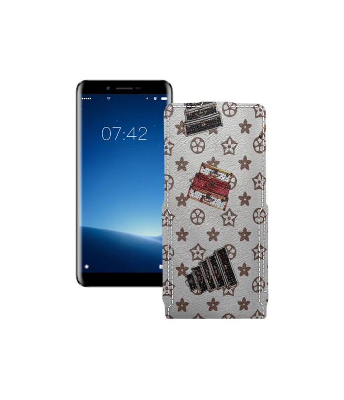 Чохол-флип з екошкіри для телефону Doogee X60 (X60L)