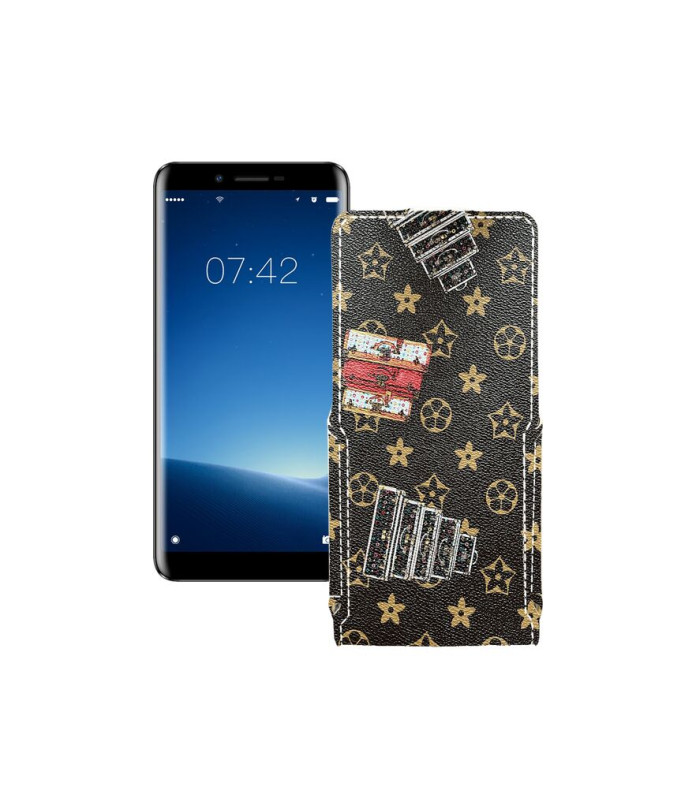 Чохол-флип з екошкіри для телефону Doogee X60 (X60L)