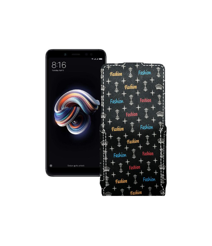 Чохол-флип з екошкіри для телефону Xiaomi Redmi Note 5 Pro