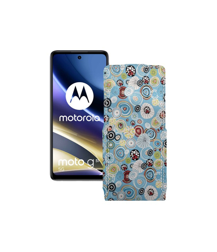 Чохол-флип з екошкіри для телефону Motorola G51 5G