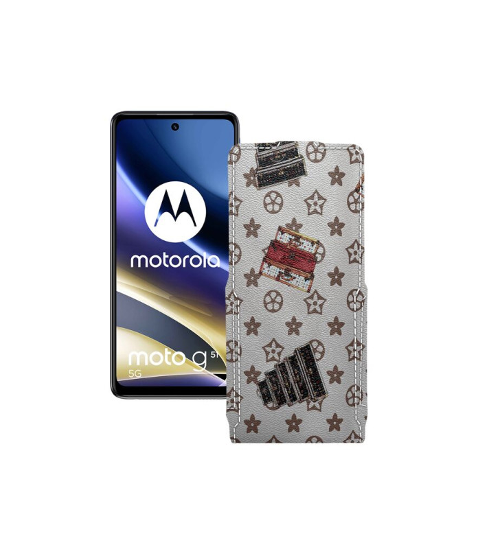 Чохол-флип з екошкіри для телефону Motorola G51 5G