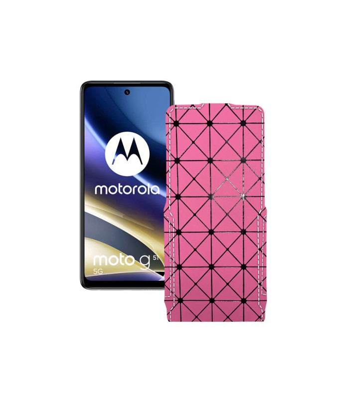 Чохол-флип з екошкіри для телефону Motorola G51 5G