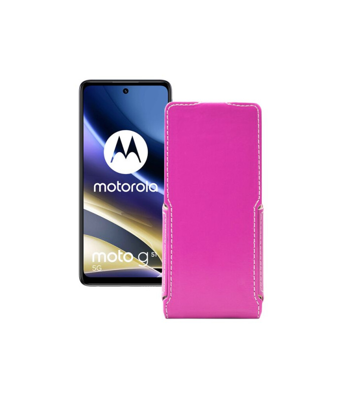 Чохол-флип з екошкіри для телефону Motorola G51 5G