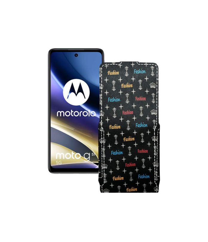 Чохол-флип з екошкіри для телефону Motorola G51 5G