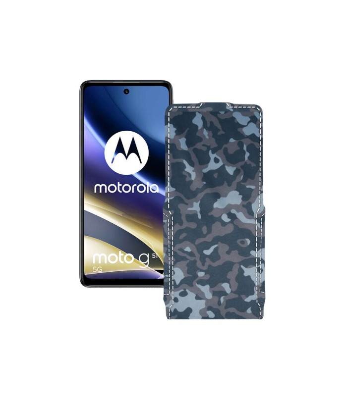 Чохол-флип з екошкіри для телефону Motorola G51 5G