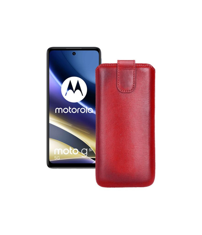 Витяжка з екошкіри для телефону Motorola G51 5G