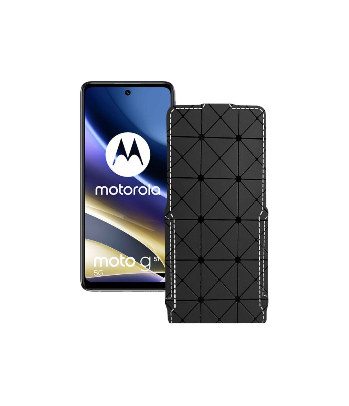 Чохол-флип з екошкіри для телефону Motorola G51 5G