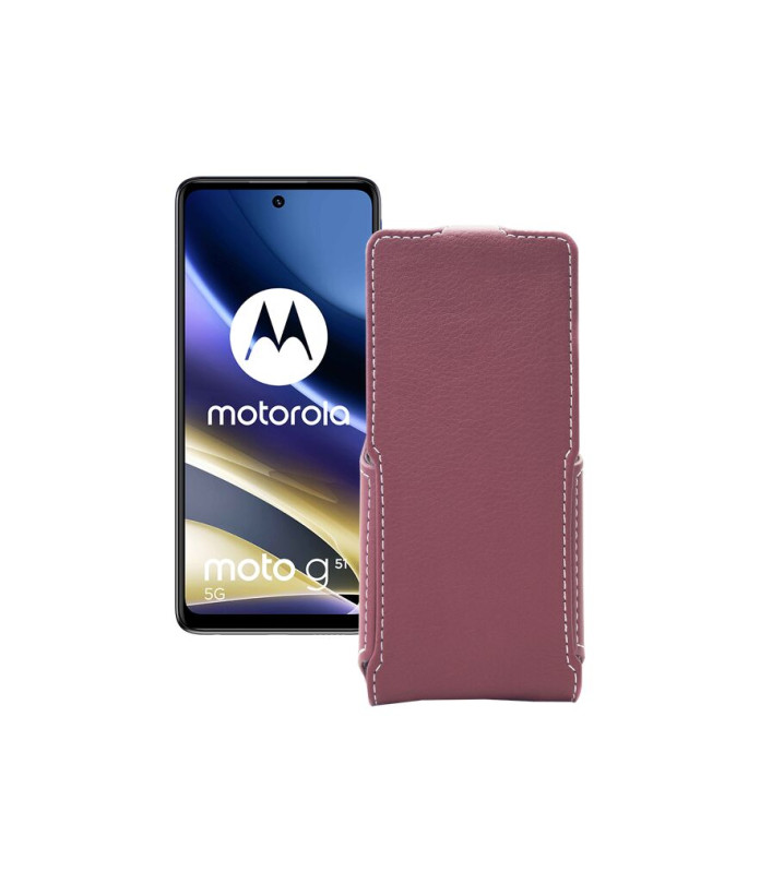 Чохол-флип з екошкіри для телефону Motorola G51 5G