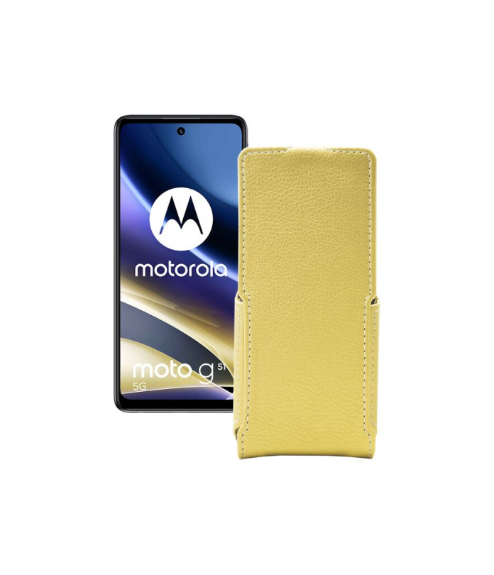 Чохол-флип з екошкіри для телефону Motorola G51 5G