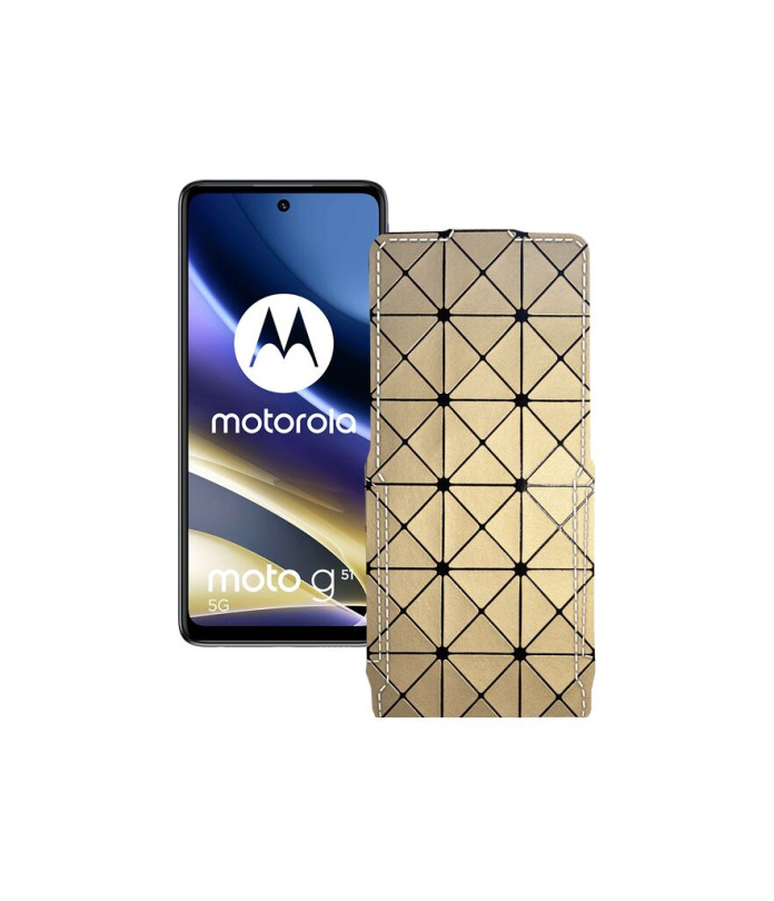 Чохол-флип з екошкіри для телефону Motorola G51 5G