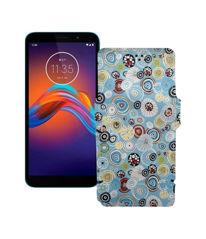 Чохол-книжка з екошкіри для телефону Motorola Moto E6 Play