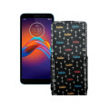 Чохол-флип з екошкіри для телефону Motorola Moto E6 Play