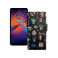 Чохол-книжка з екошкіри для телефону Motorola Moto E6 Play