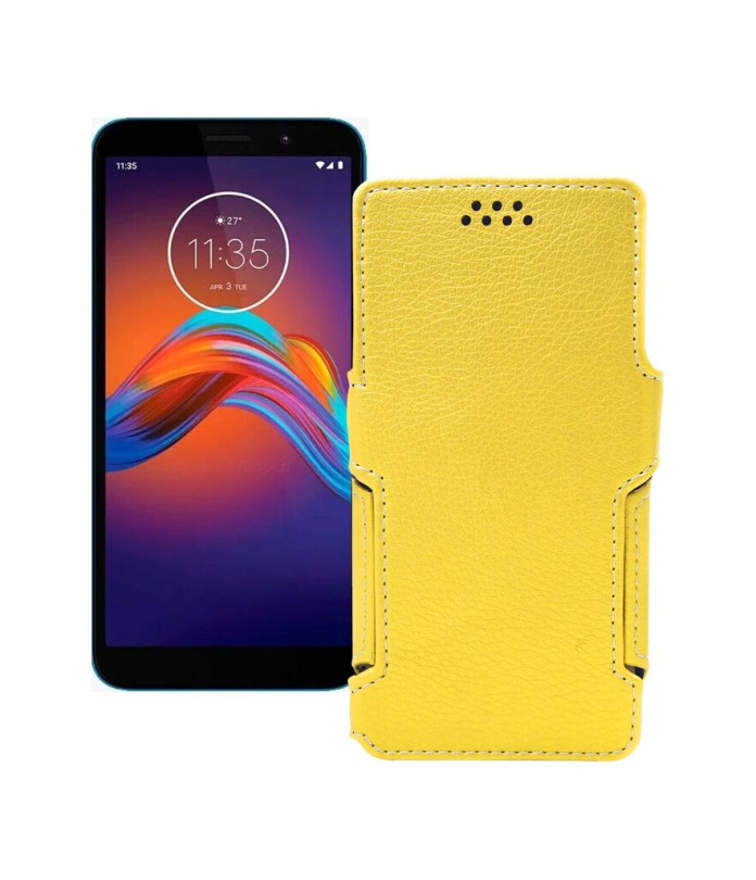 Чохол-книжка з екошкіри для телефону Motorola Moto E6 Play